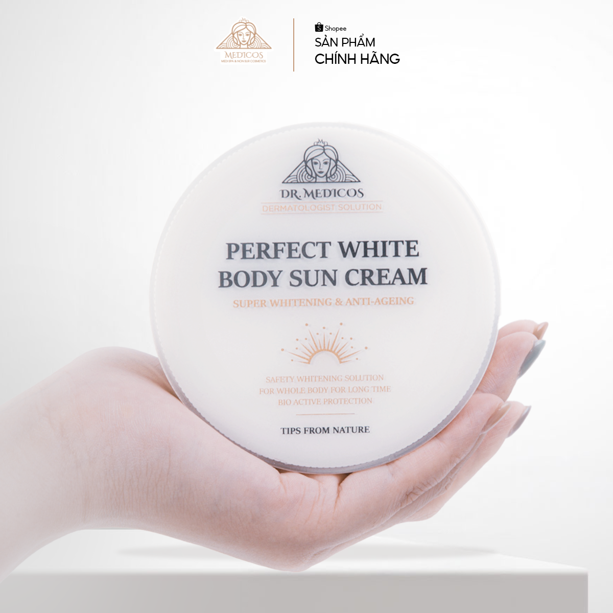 Kem Dưỡng Trắng Toàn Thân Dr.Medicos – Dưỡng Ẩm, Làm Mịn, Tái Tạo Da Sáng Khỏe