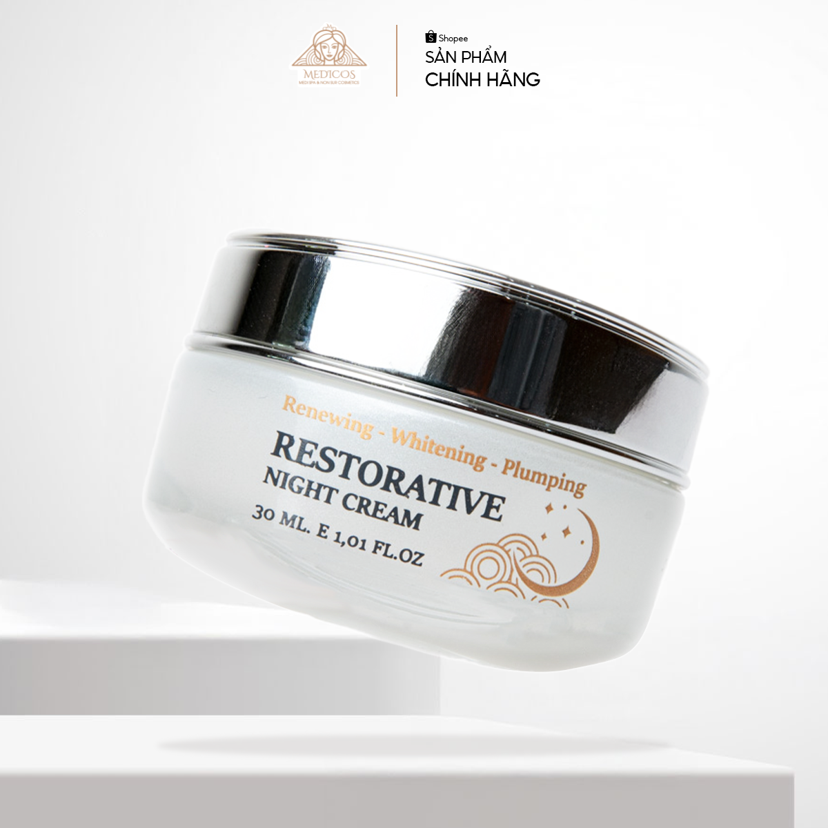Kem Dưỡng Ban Đêm Samphira BioActive Dr.Medicos – Retinol Tự Nhiên, Tái Tạo Da Sáng Mịn