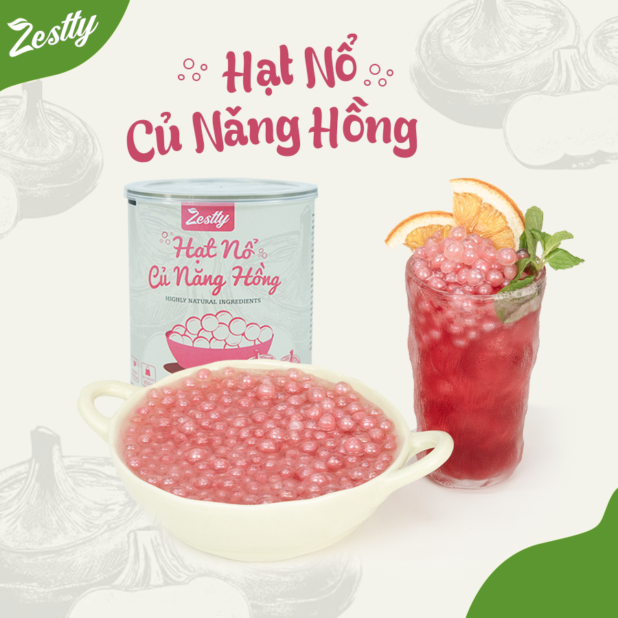 Hạt Nổ Củ Năng Hồng Zestty