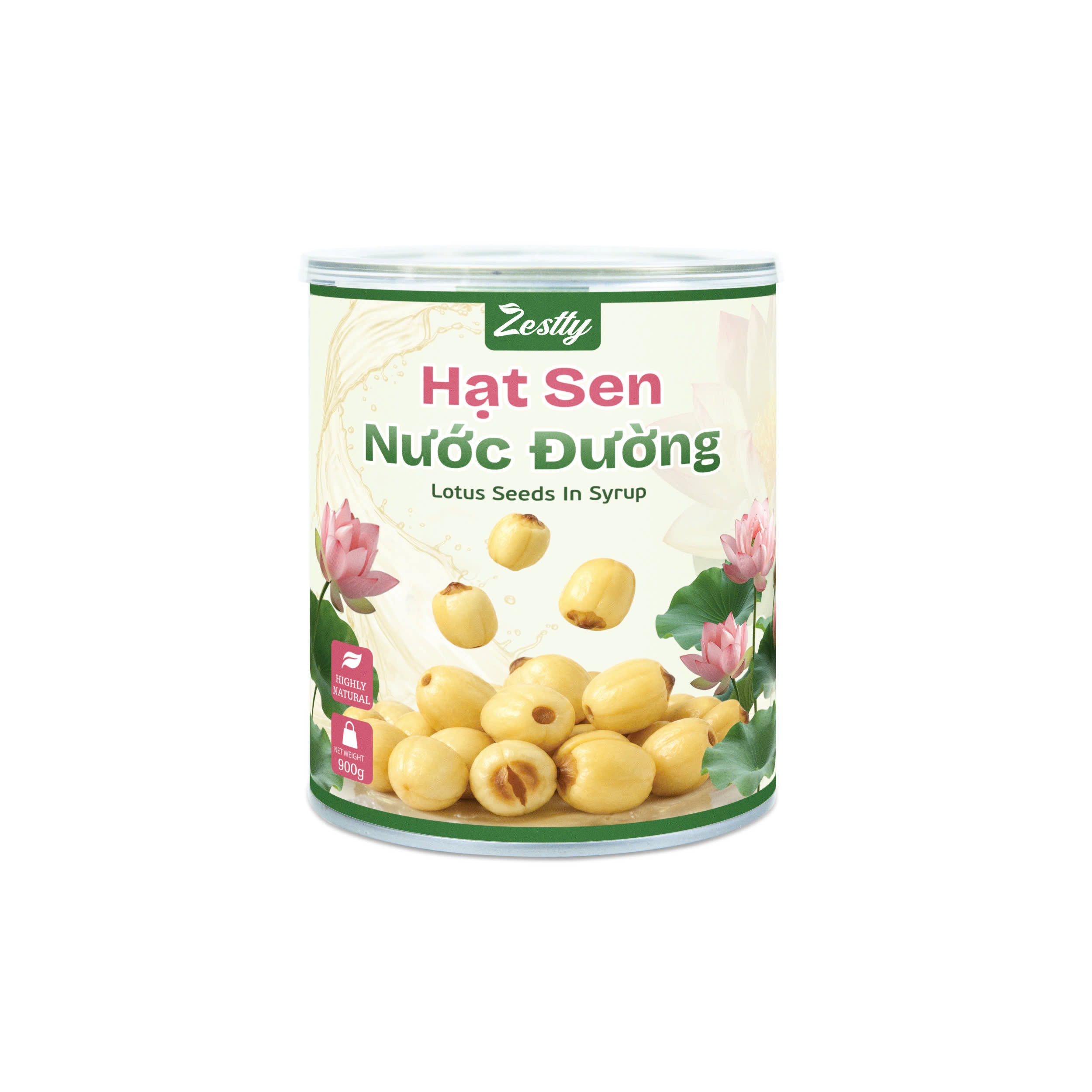 Hạt Sen Ngâm Nước Đường Zestty