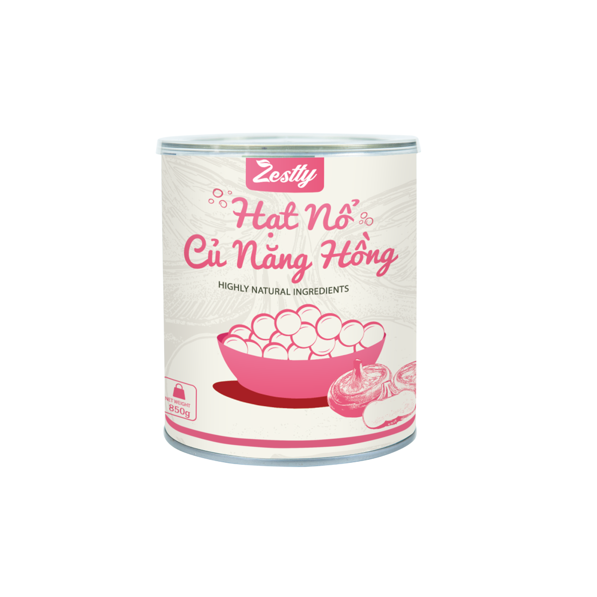 Hạt Nổ Củ Năng Hồng Zestty