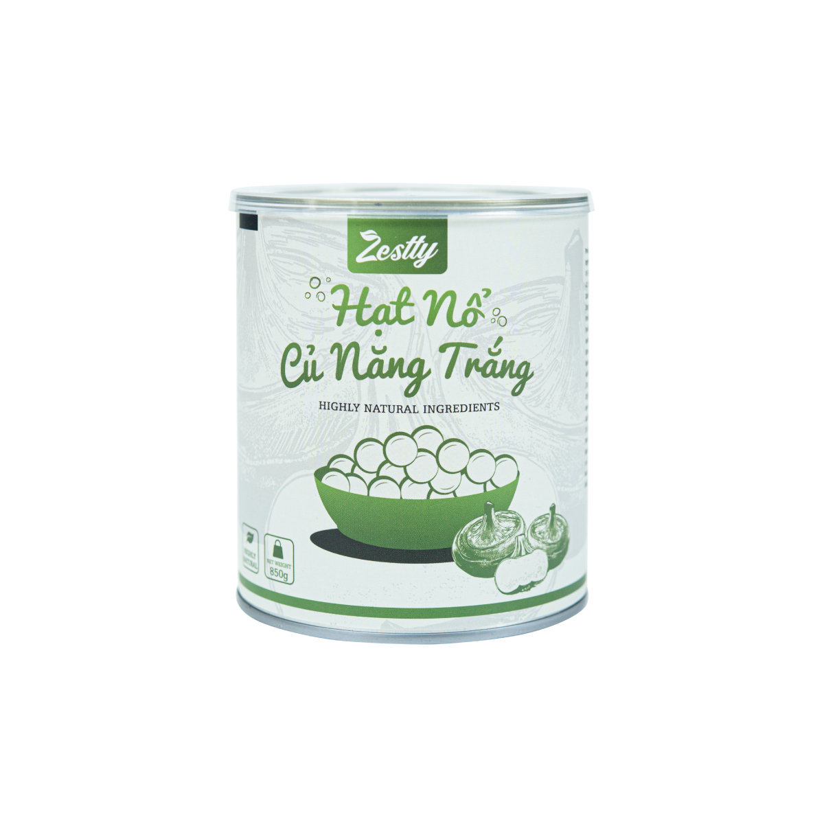 Hạt Nổ Củ Năng Trắng Zestty