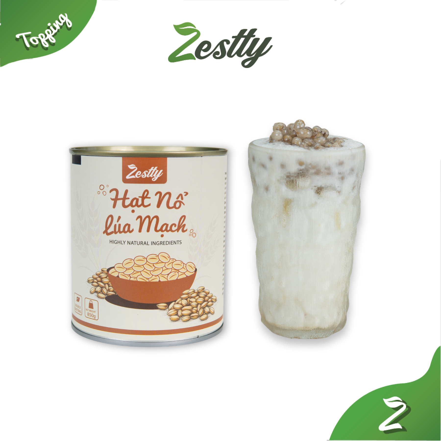 Hạt Nổ Lúa Mạch Zestty