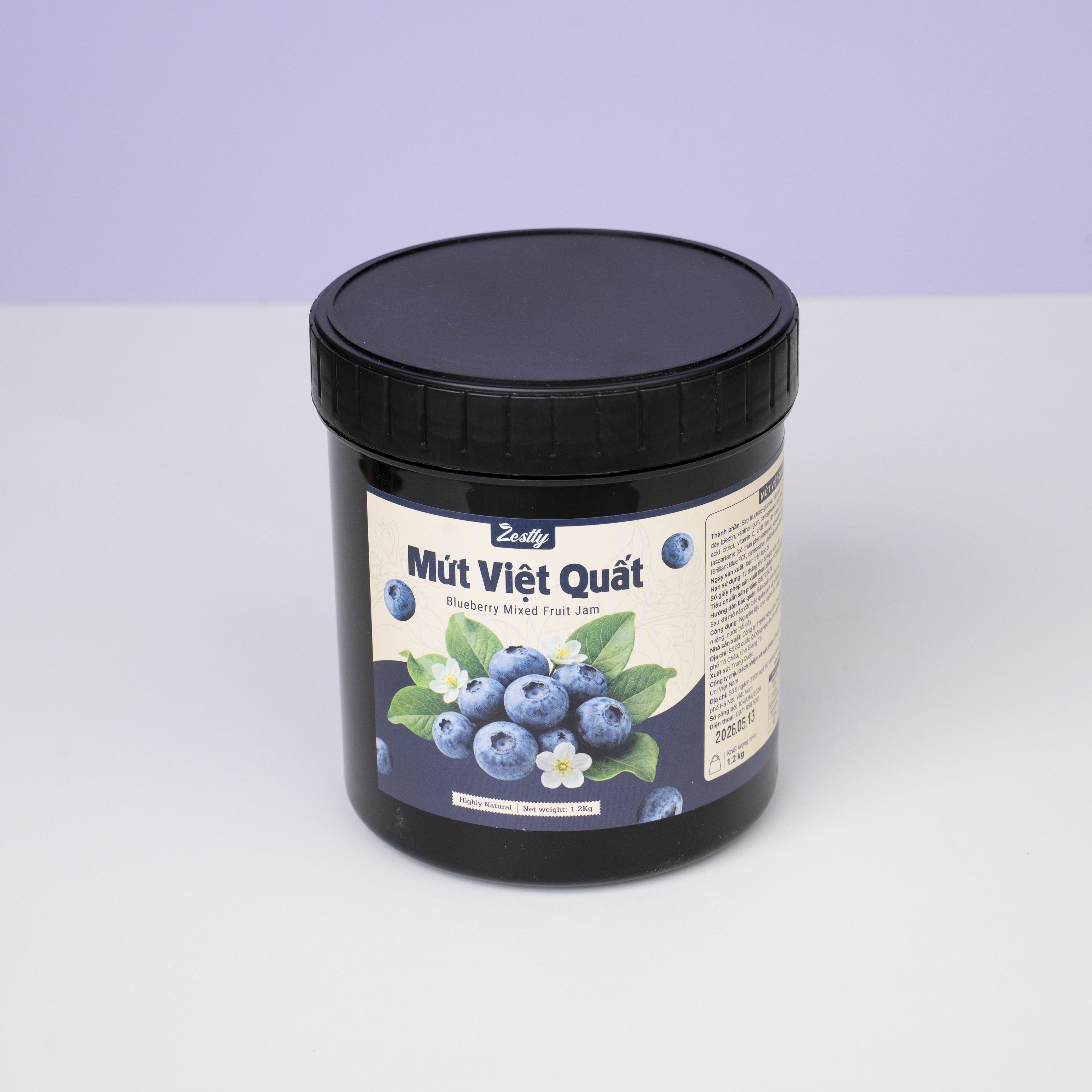 Mứt Việt Quất Zestty