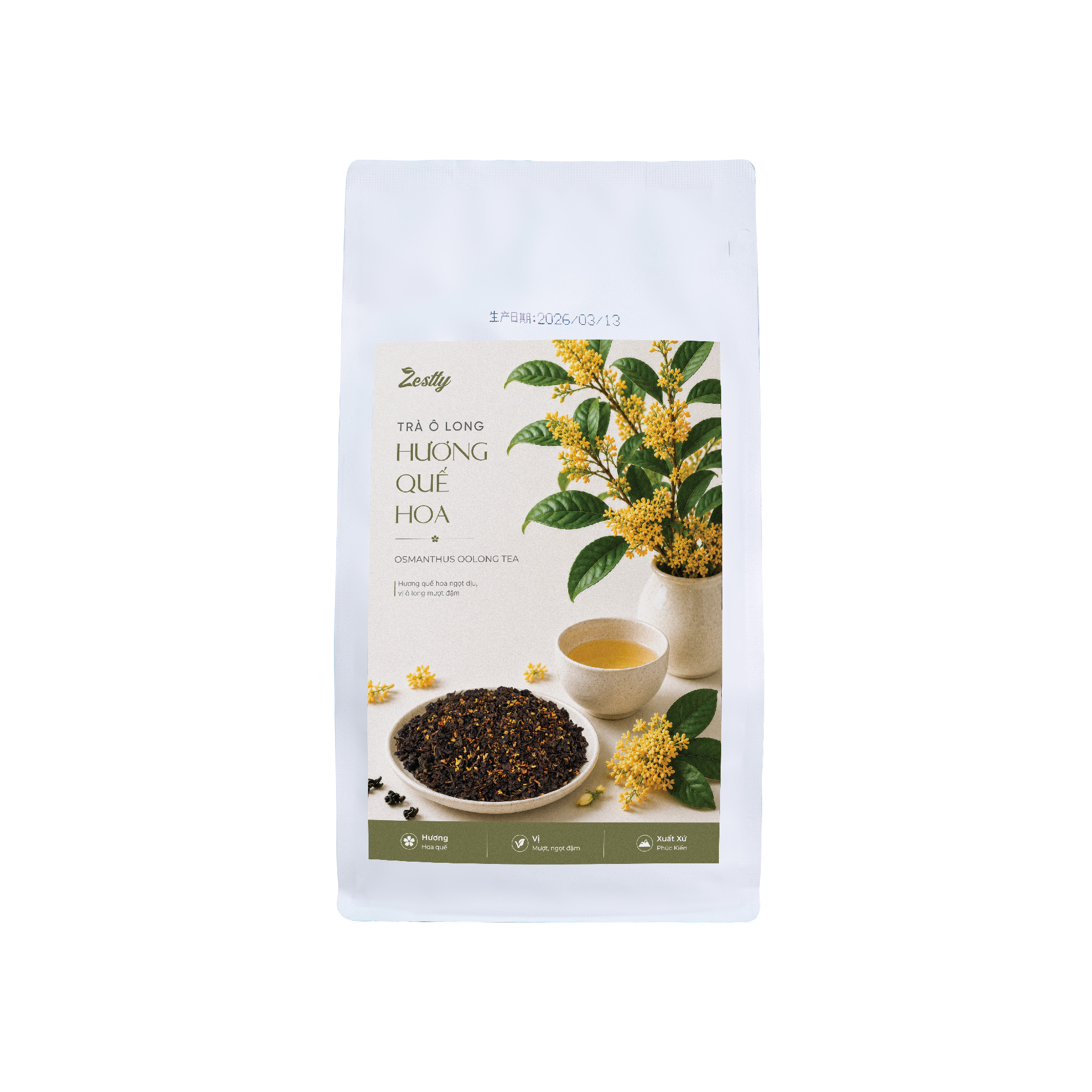 Trà Ô Long Hương Quế Hoa Zestty