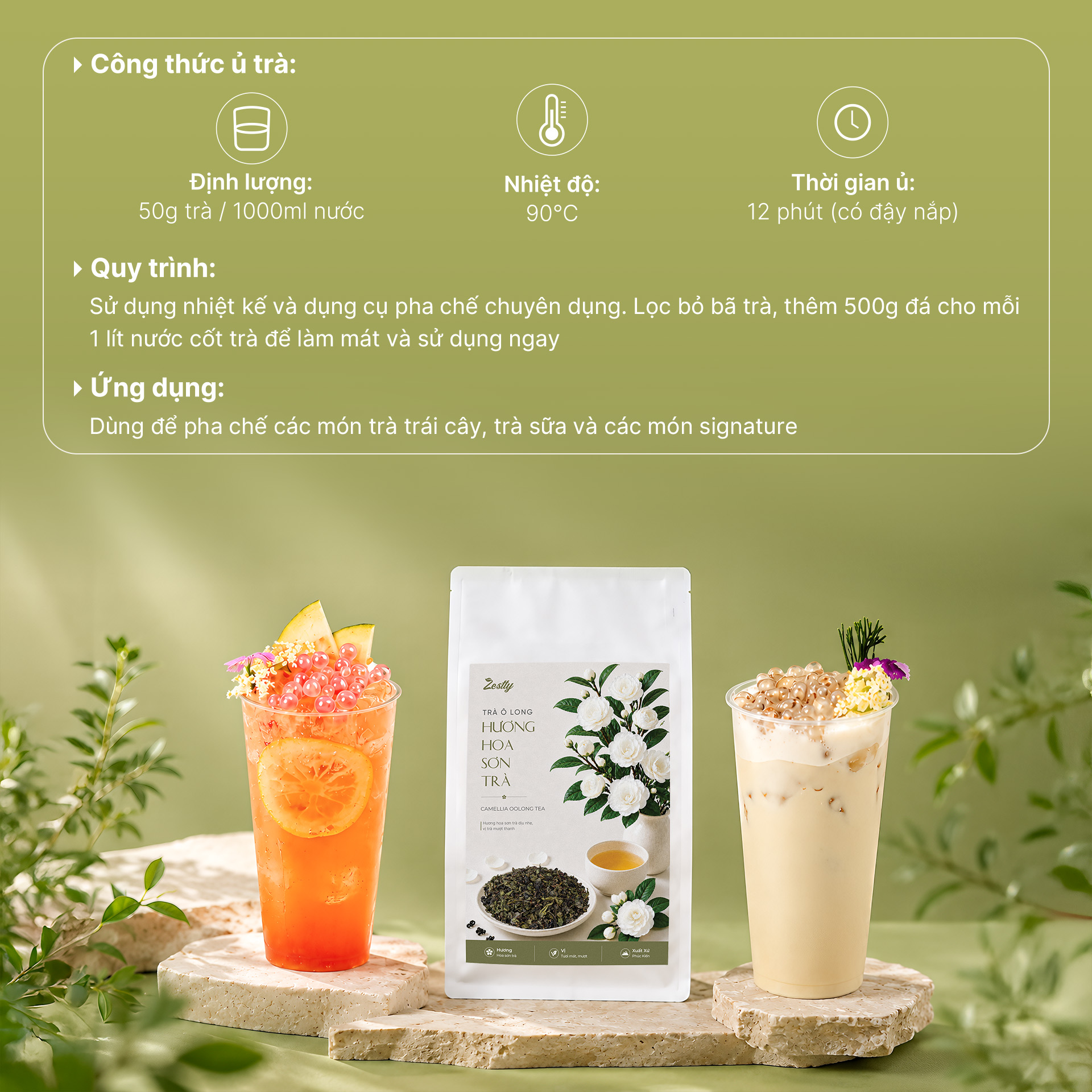 Trà Ô Long Hương Hoa Sơn Trà Zestty