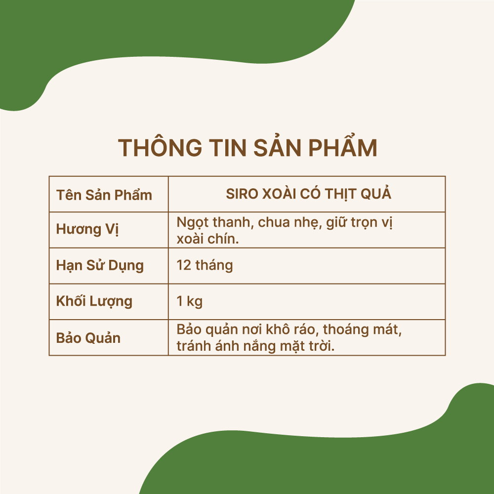 Siro Xoài Zestty