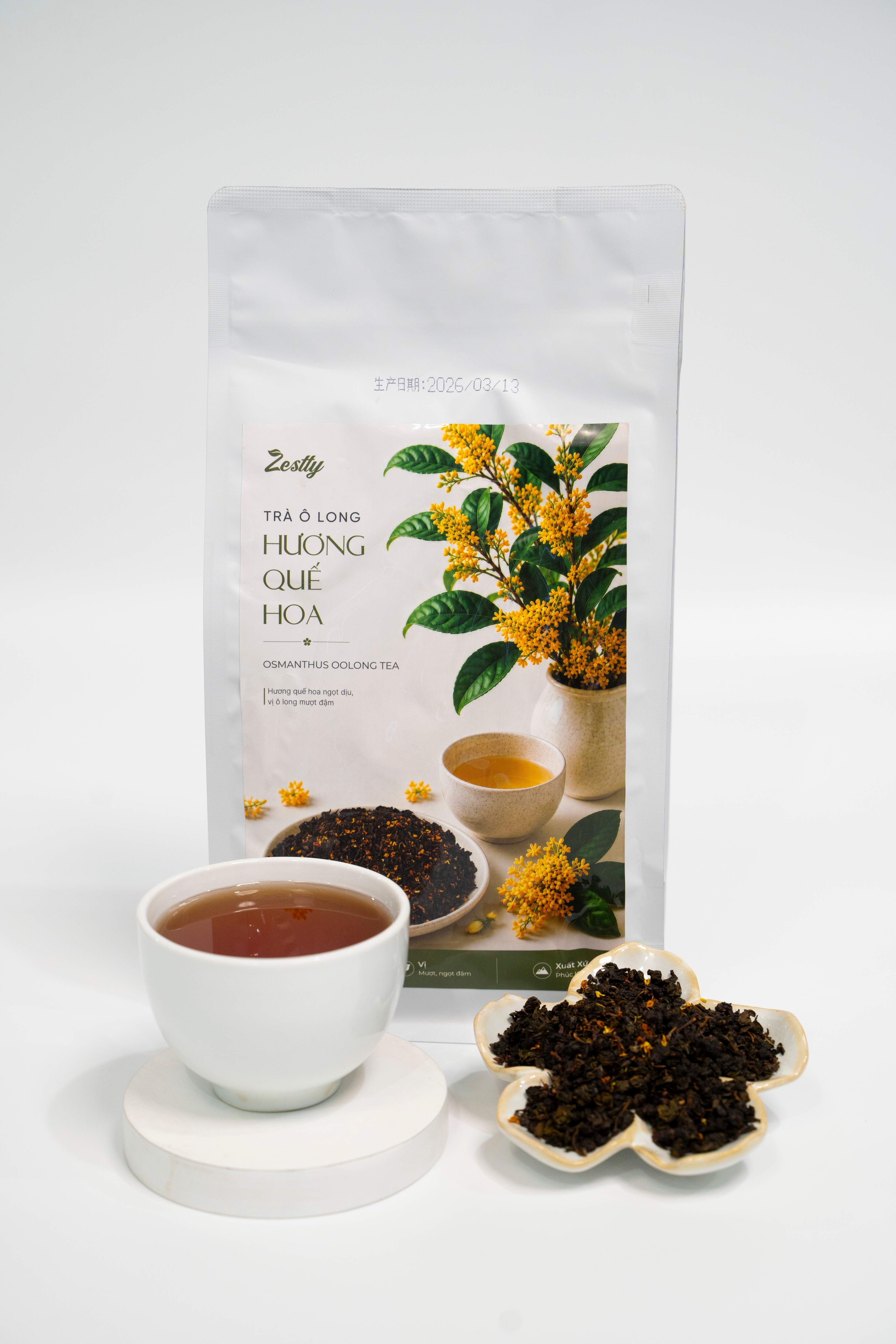 Trà Ô Long Hương Quế Hoa Zestty