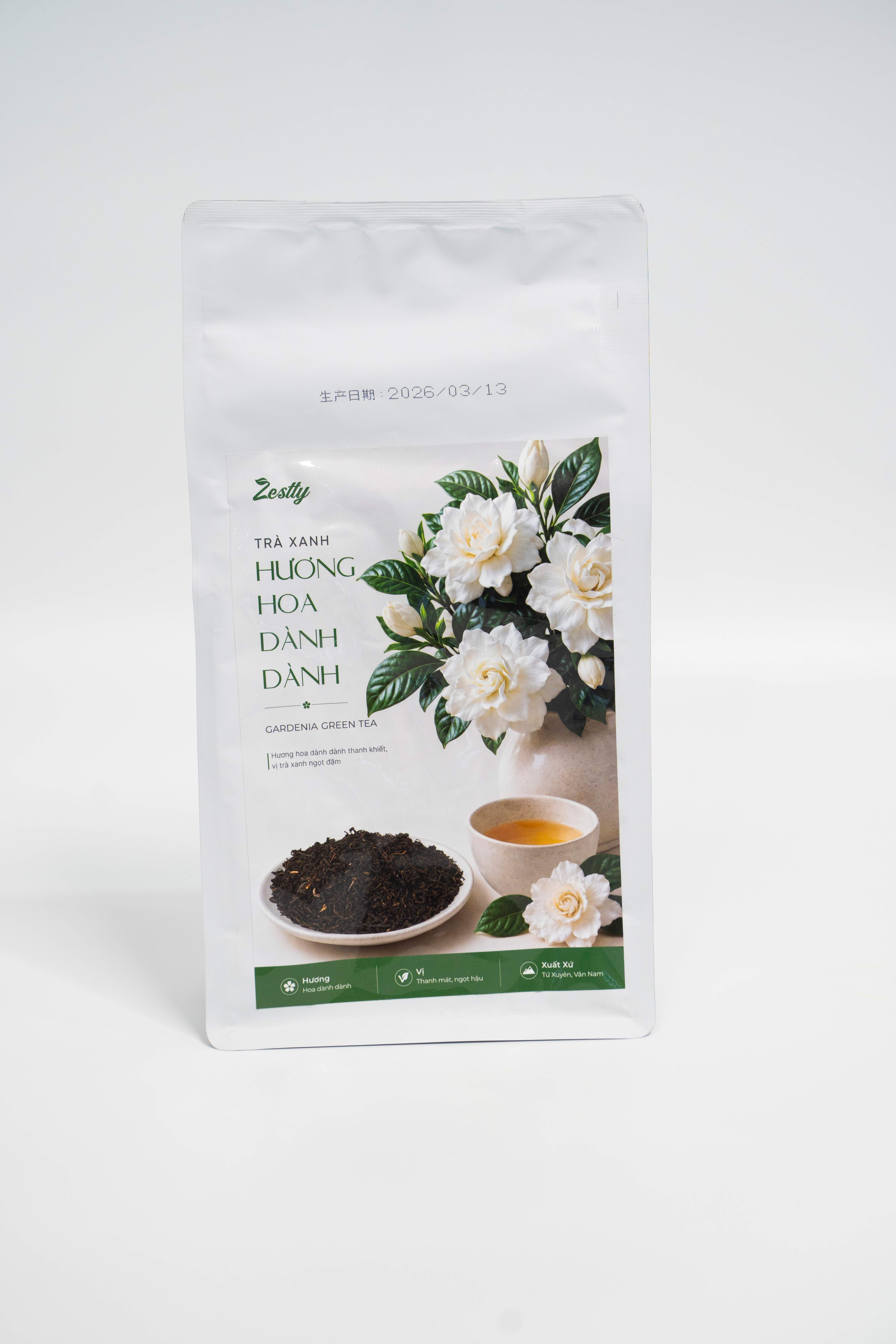 Trà Xanh Hương Hoa Dành Dành Zestty