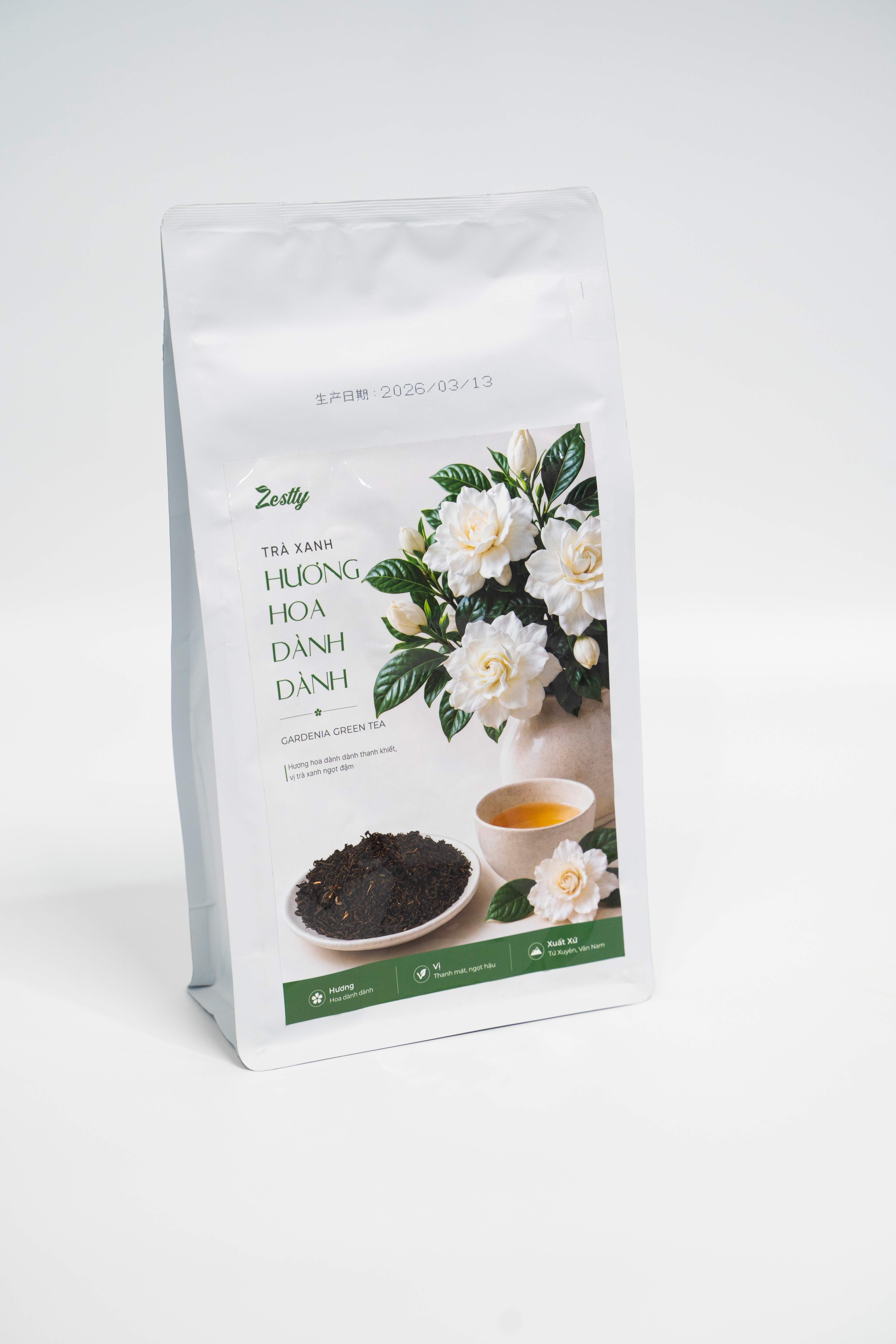 Trà Xanh Hương Hoa Dành Dành Zestty