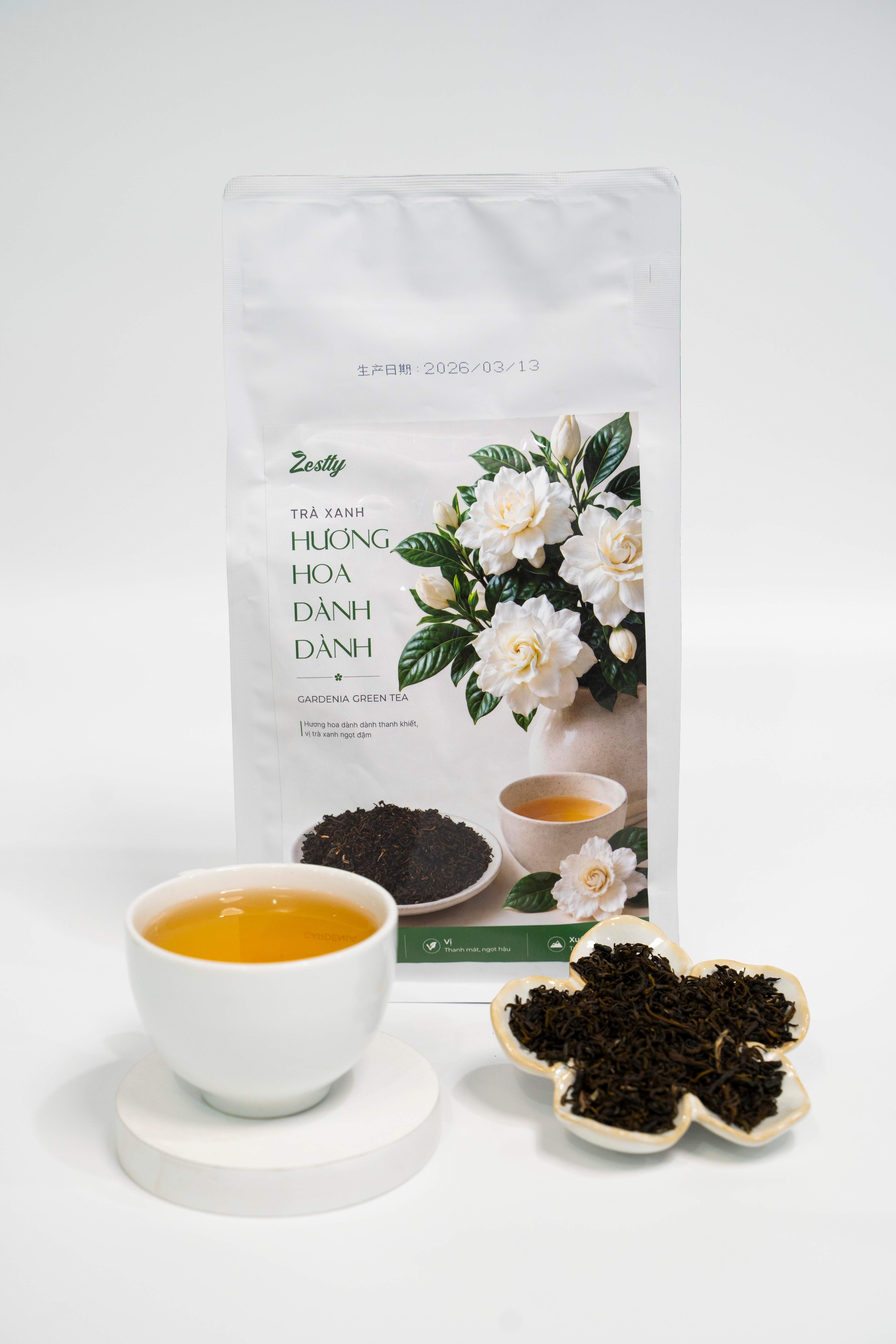 Trà Xanh Hương Hoa Dành Dành Zestty