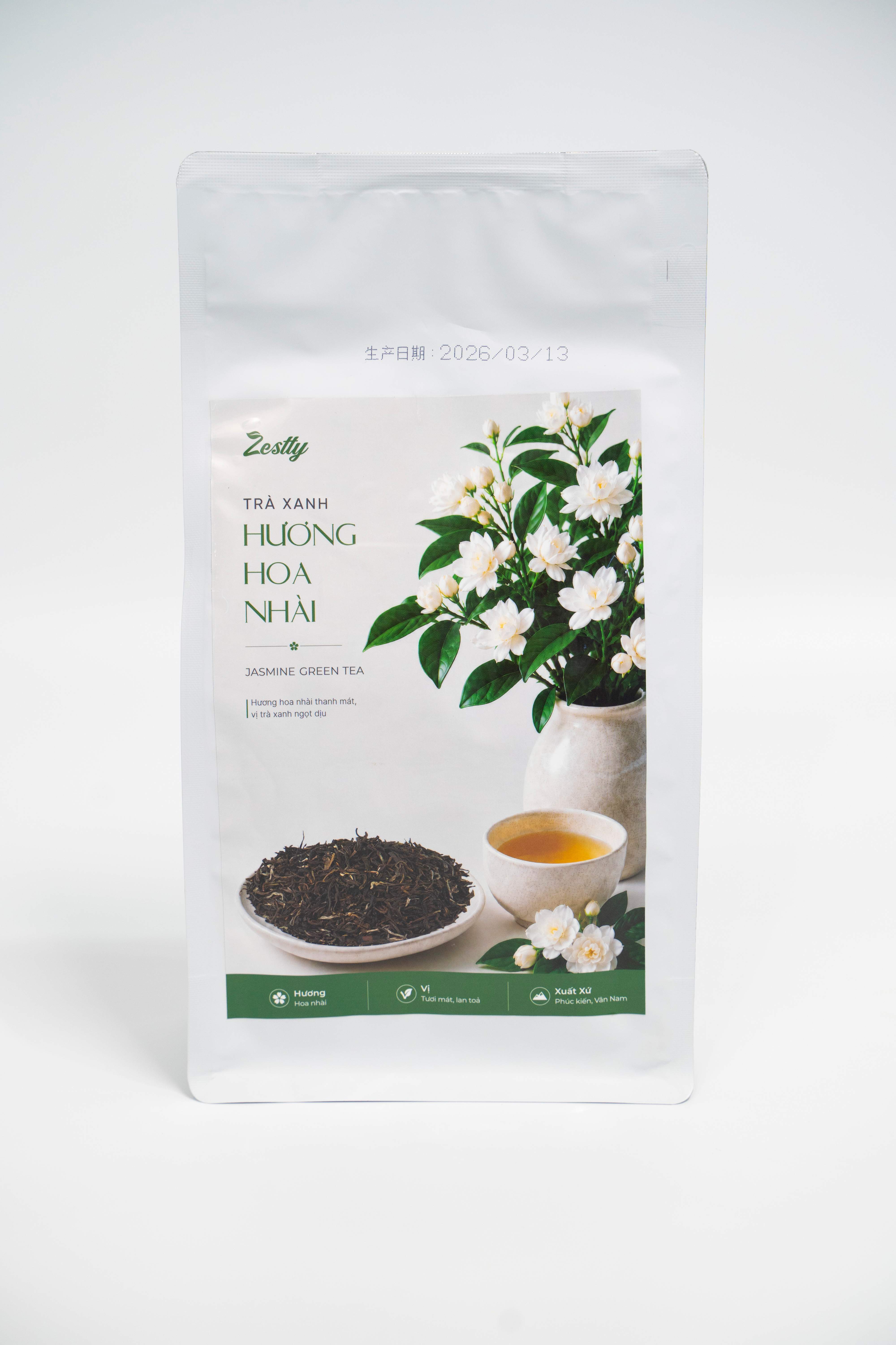 Trà Xanh Hương Hoa Nhài Zestty