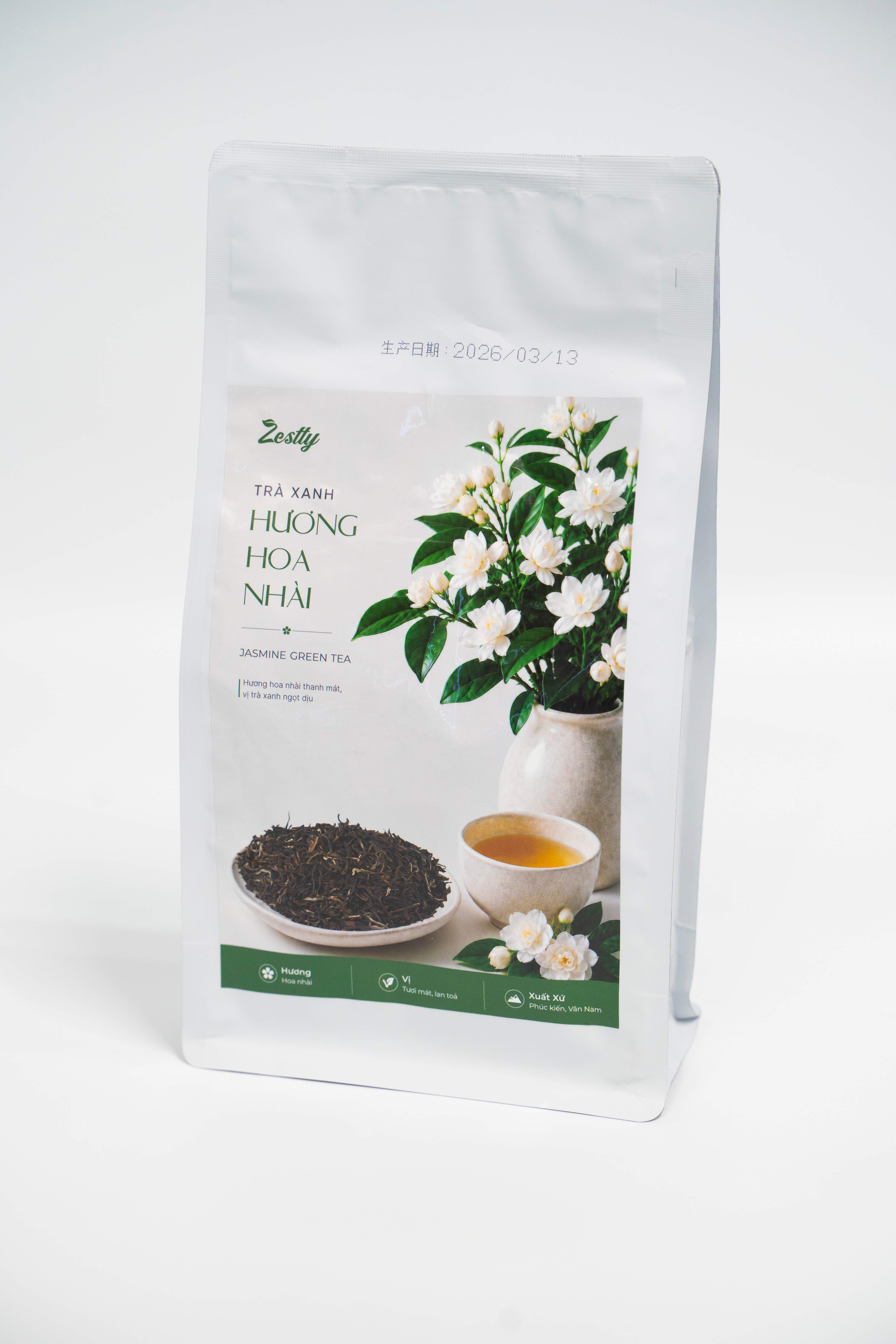 Trà Xanh Hương Hoa Nhài Zestty
