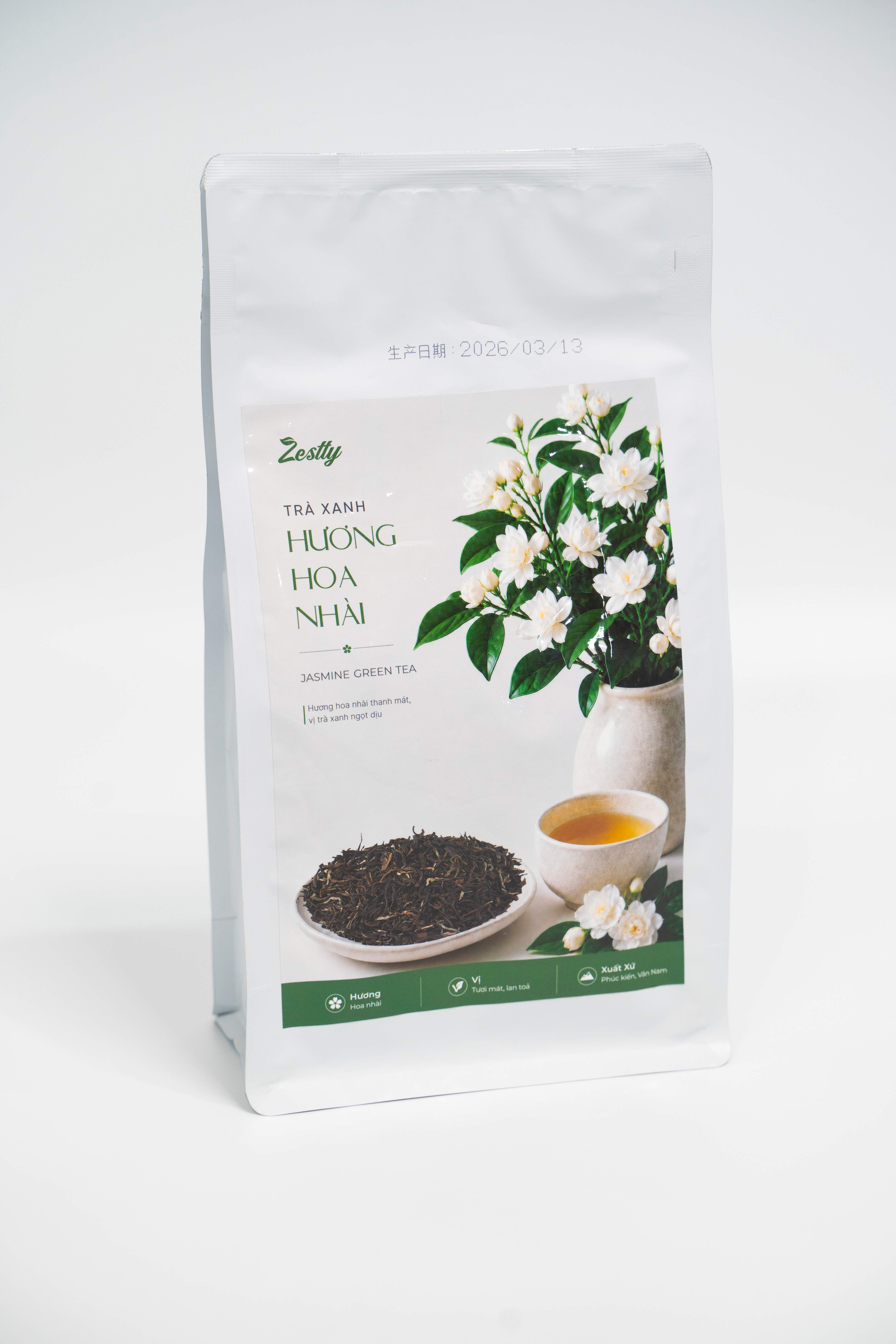 Trà Xanh Hương Hoa Nhài Zestty