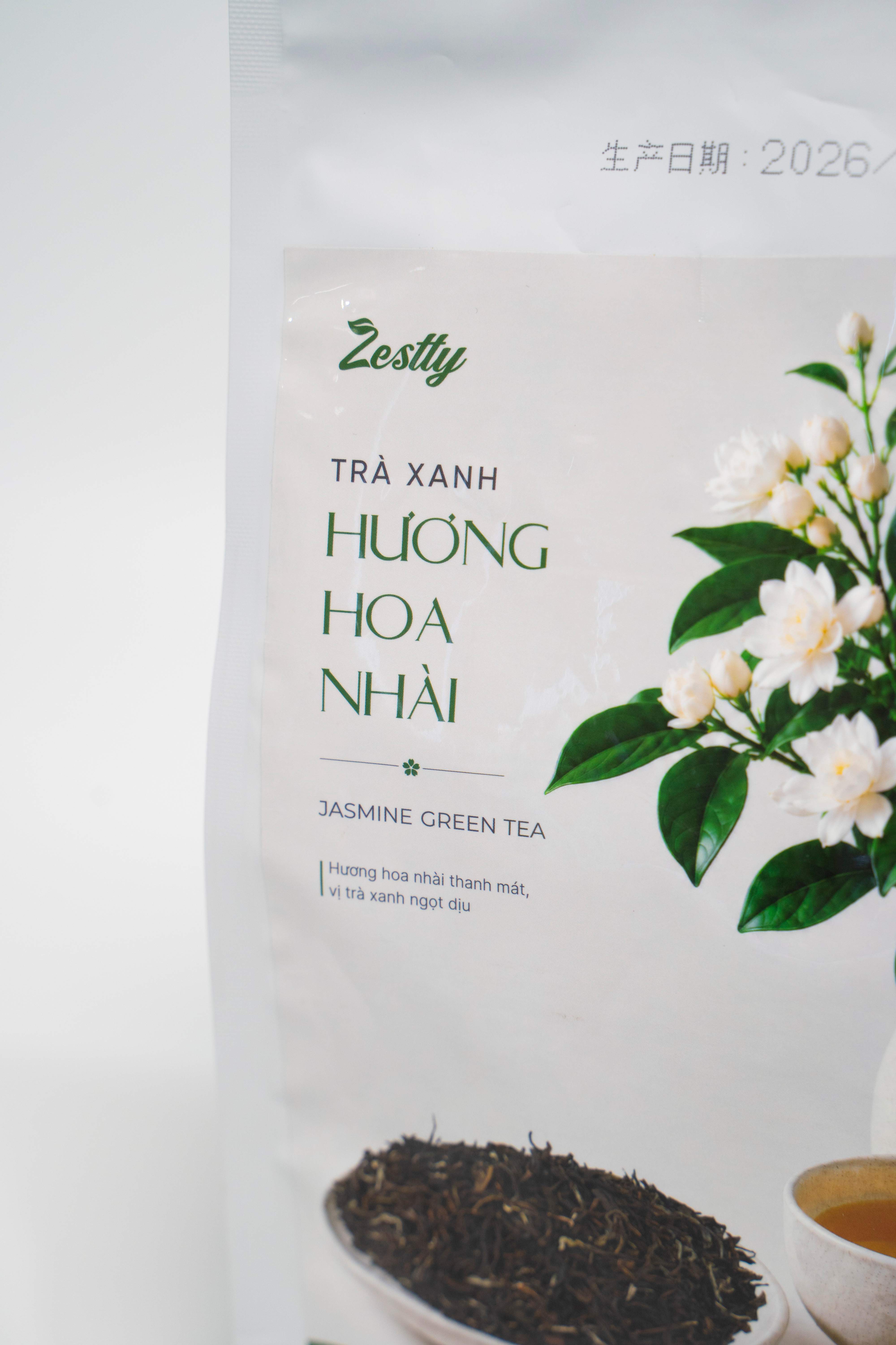 Trà Xanh Hương Hoa Nhài Zestty
