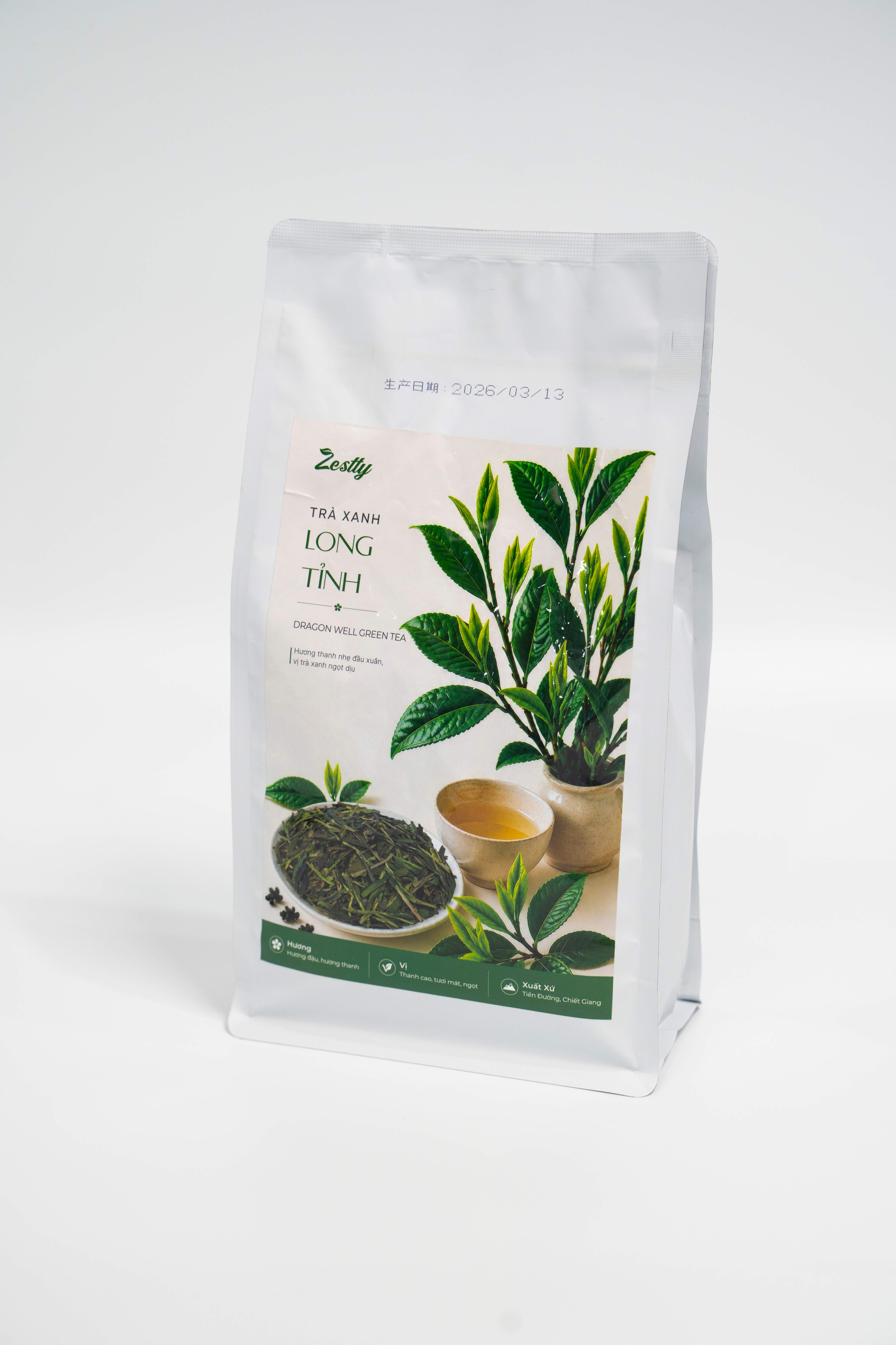 Trà Xanh Long Tỉnh Zestty
