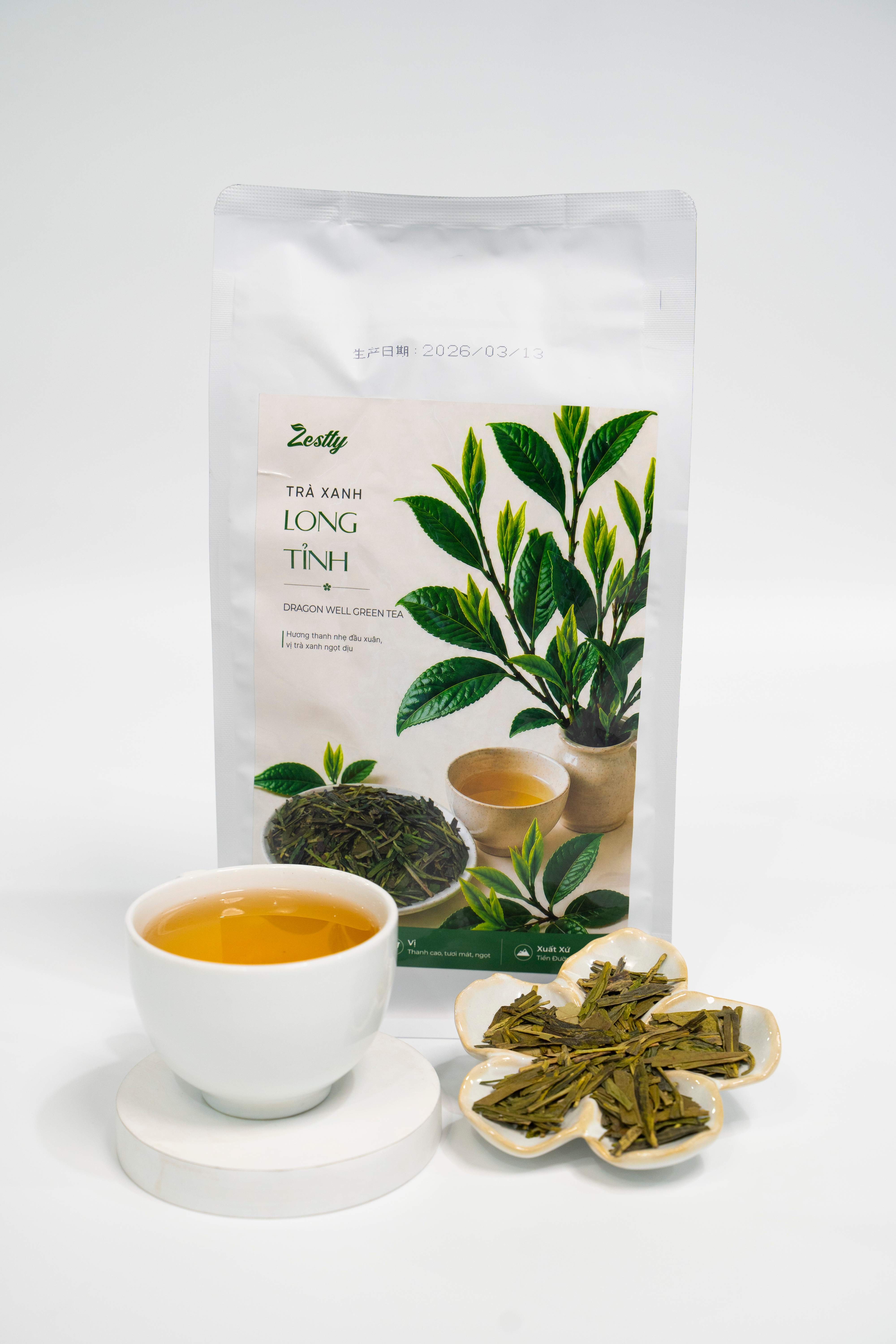 Trà Xanh Long Tỉnh Zestty