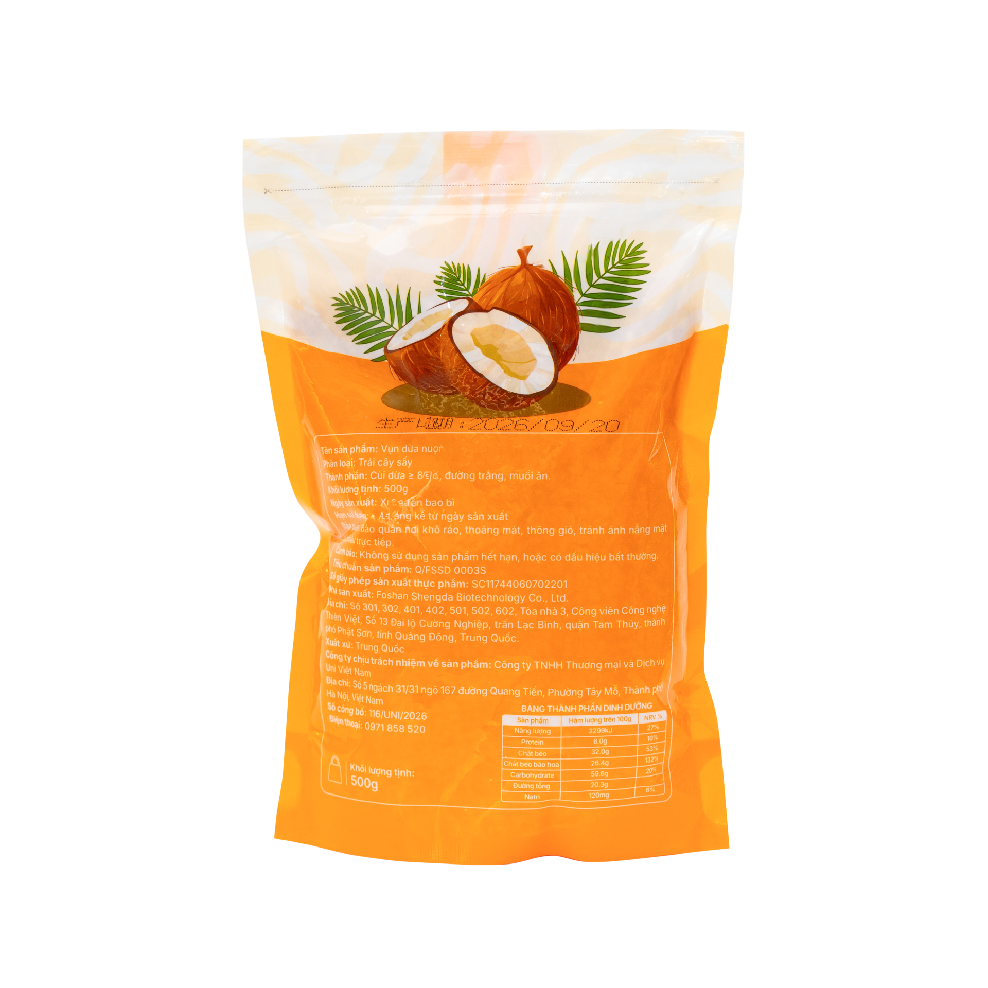 Vụn Dừa Nướng Zestty