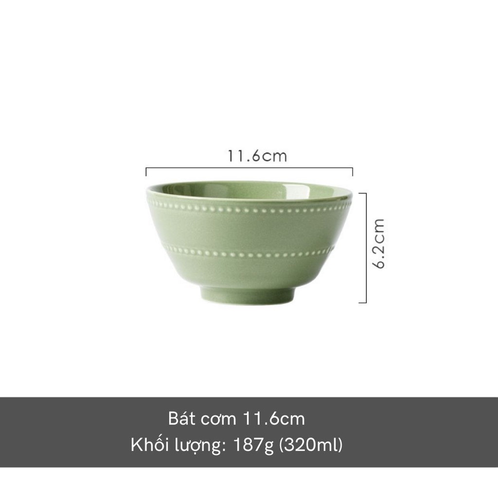 Bộ bát đĩa basic Nordic Pearl - TC70