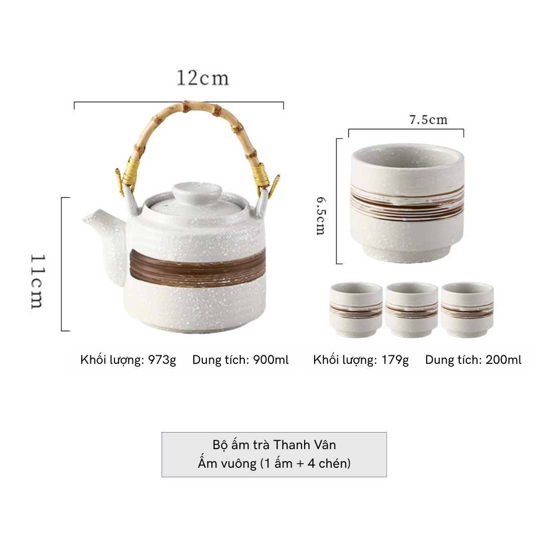 Bộ ấm trà Thanh Vân - PT105