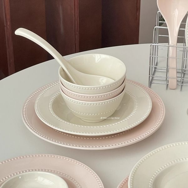 Bộ bát đĩa basic Nordic Pearl - TC70