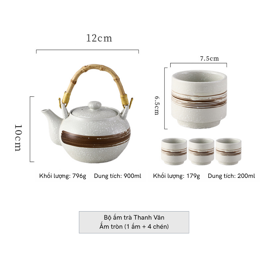 Bộ ấm trà Thanh Vân - PT105