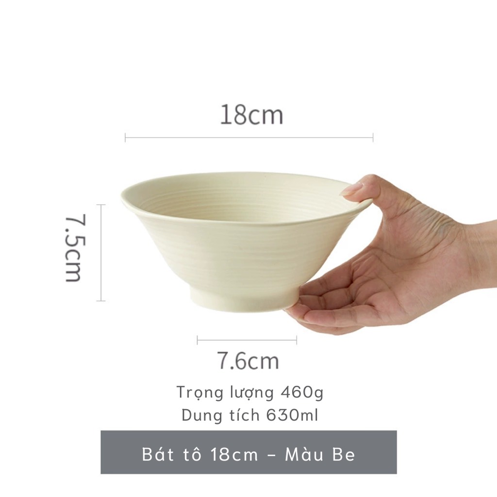 Bộ bát đĩa thủ công Creamy Lavender- vân tròn nhiều lớp tím be - GT02