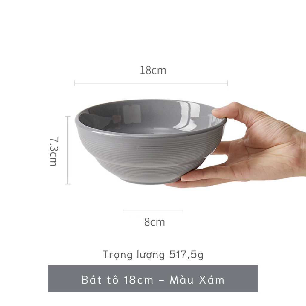 Bộ bát đĩa thượng hạng Minimalis - trơn pastel màu multi - GT04
