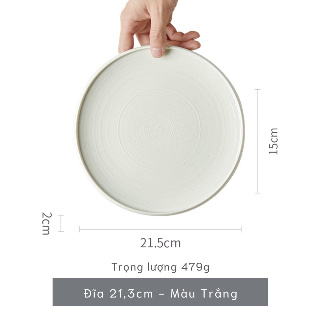 Bộ bát đĩa thượng hạng Minimalis - trơn pastel màu multi - GT04