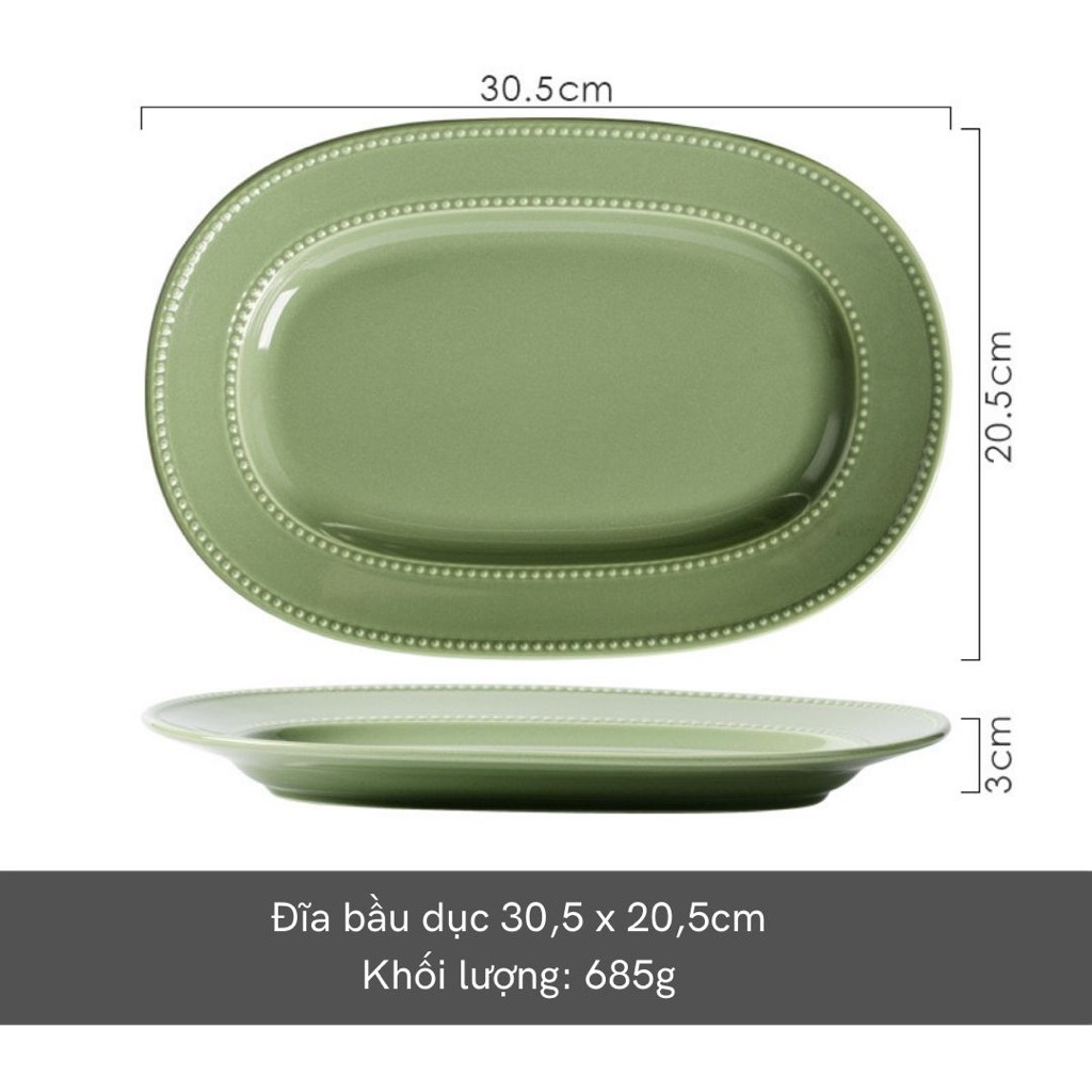 Bộ bát đĩa basic Nordic Pearl - TC70