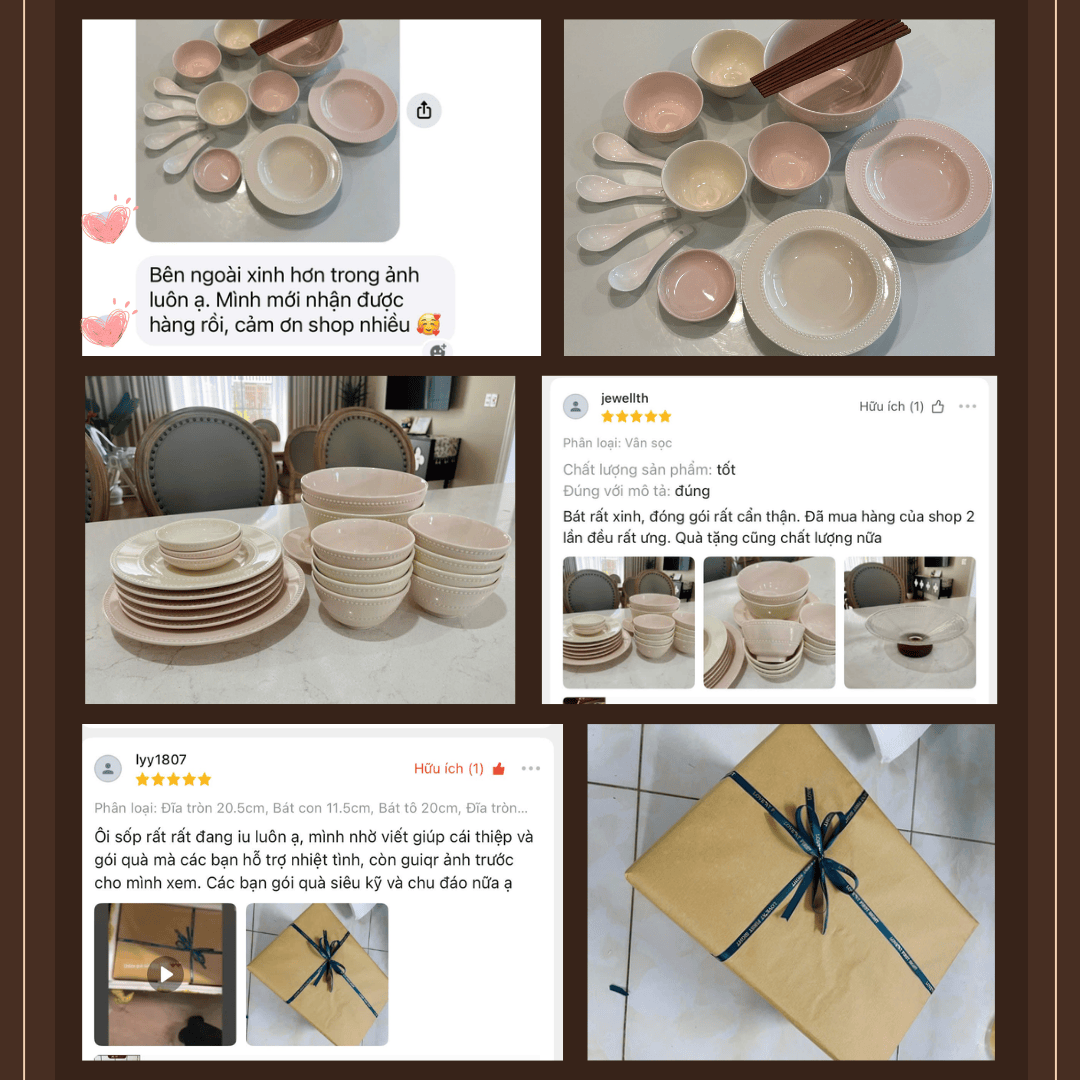 Bộ bát đĩa basic Nordic Pearl - TC70