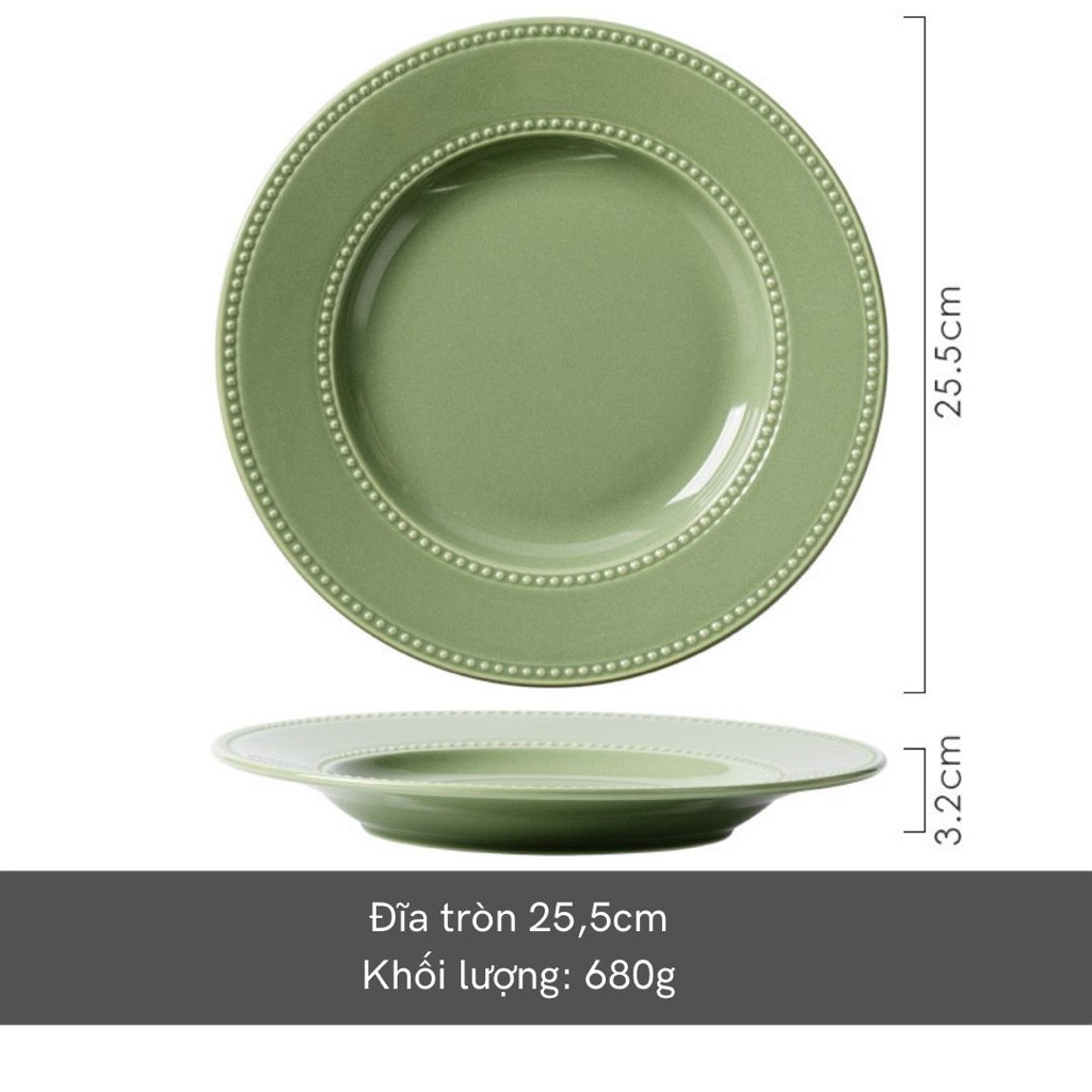 Bộ bát đĩa basic Nordic Pearl - TC70