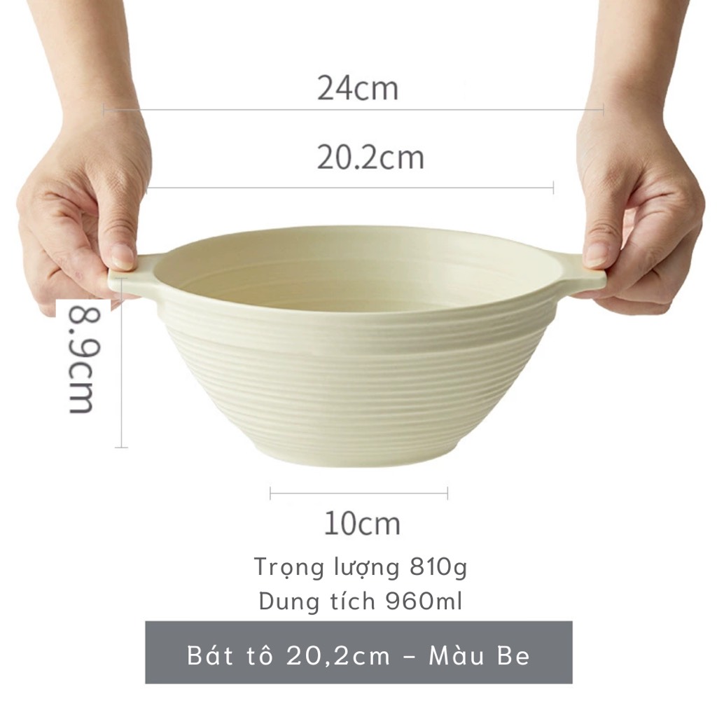 Bộ bát đĩa thủ công Creamy Lavender- vân tròn nhiều lớp tím be - GT02