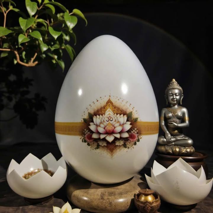 Trứng Phục Sinh White  Lutus