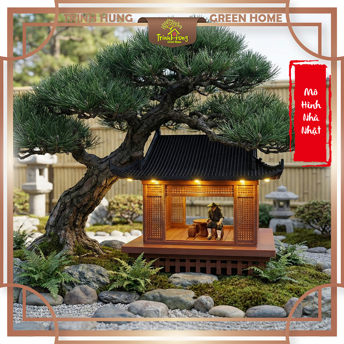Mô hình nhà Nhật in 3D - nhà chờ