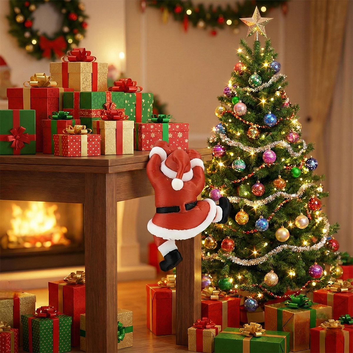 Mô hình ông già noel leo trèo vui nhộn
