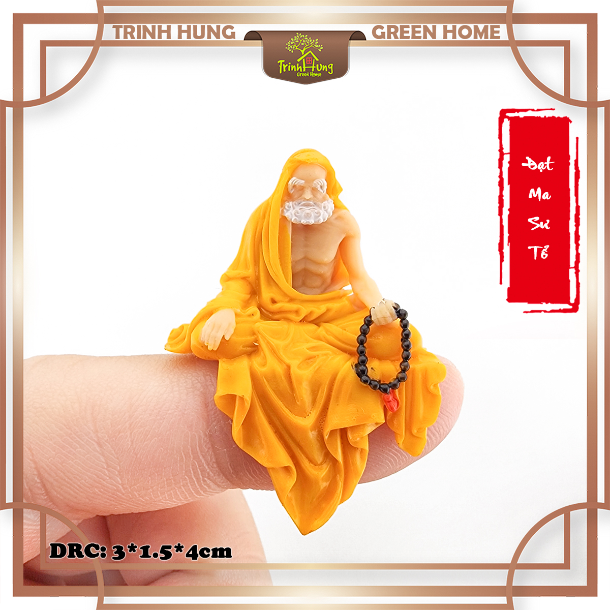 Tượng Đạt ma sư tổ mini in 3D