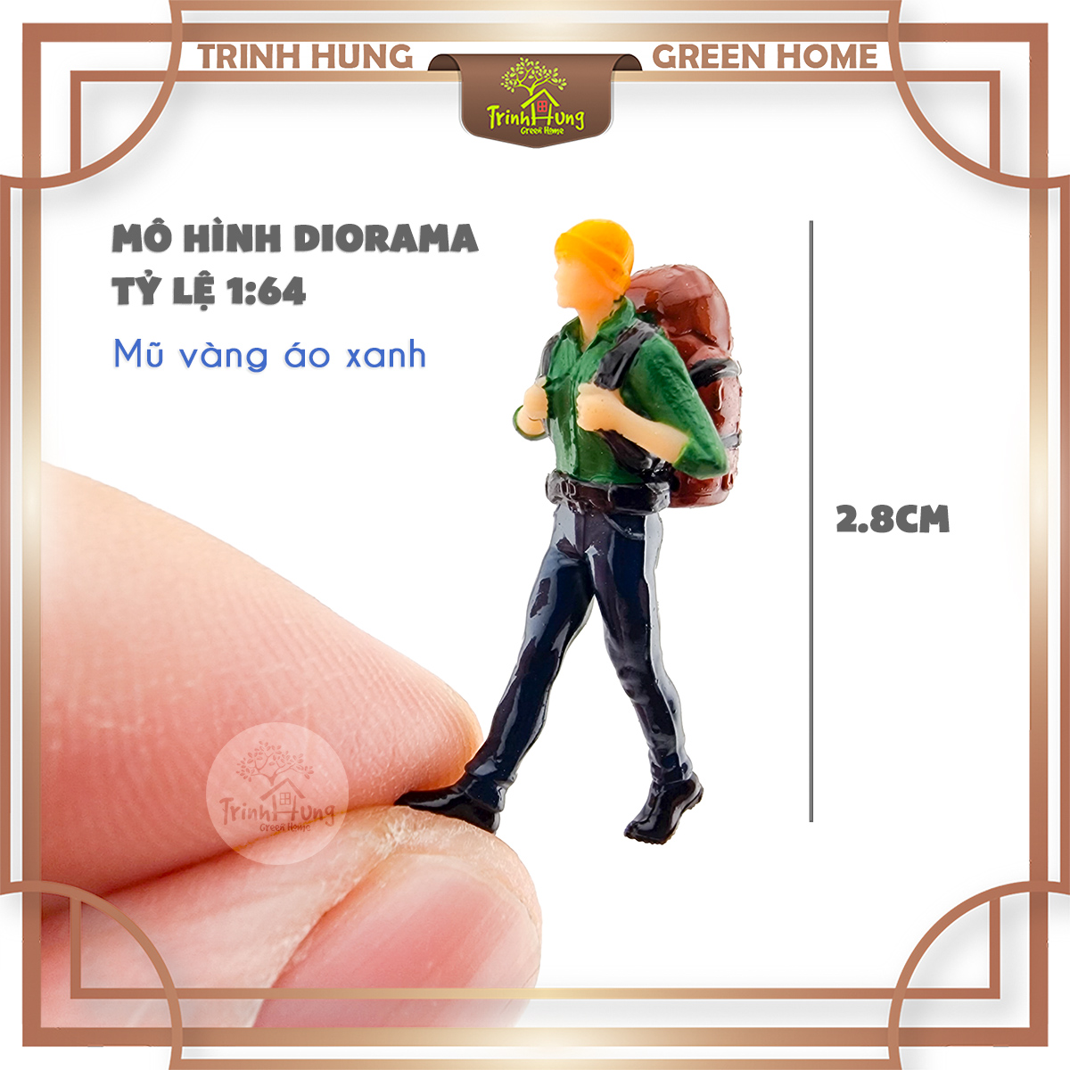 Mô hình người thám hiểm leo núi - Diorama 1:64
