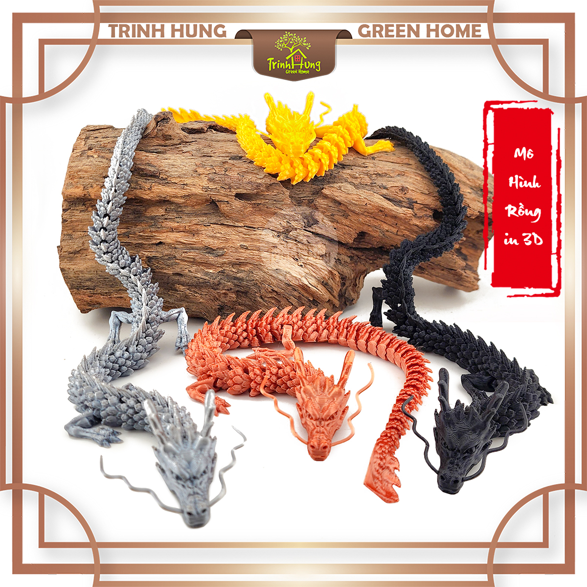 Rồng có khớp in 3D