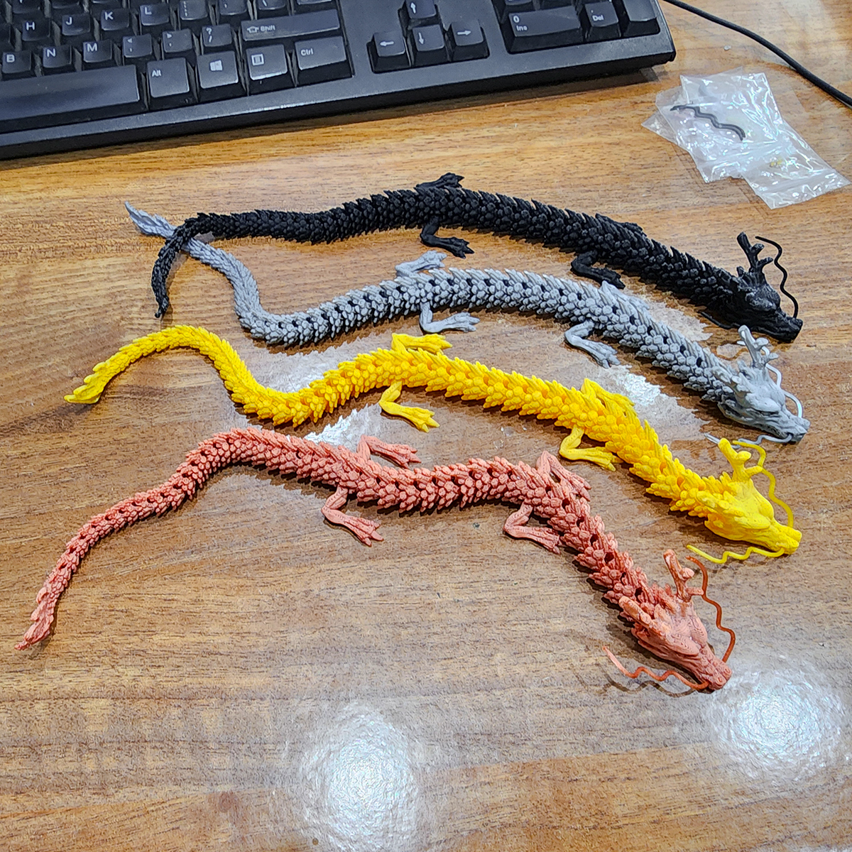 Rồng có khớp in 3D
