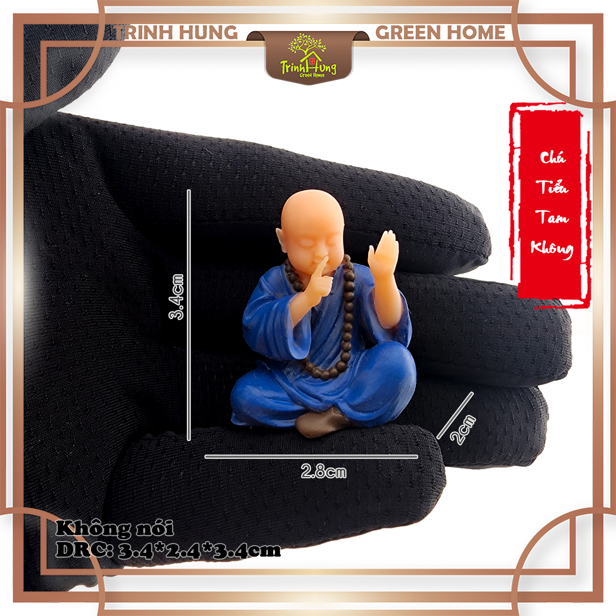 Mô hình phật giáo mini in 3D sắc nét