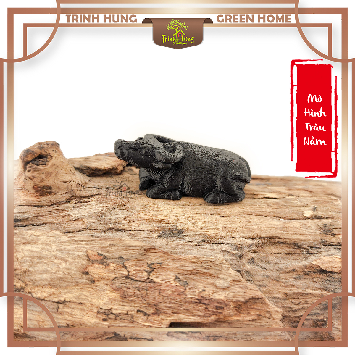 Mô hình trâu nằm in 3D