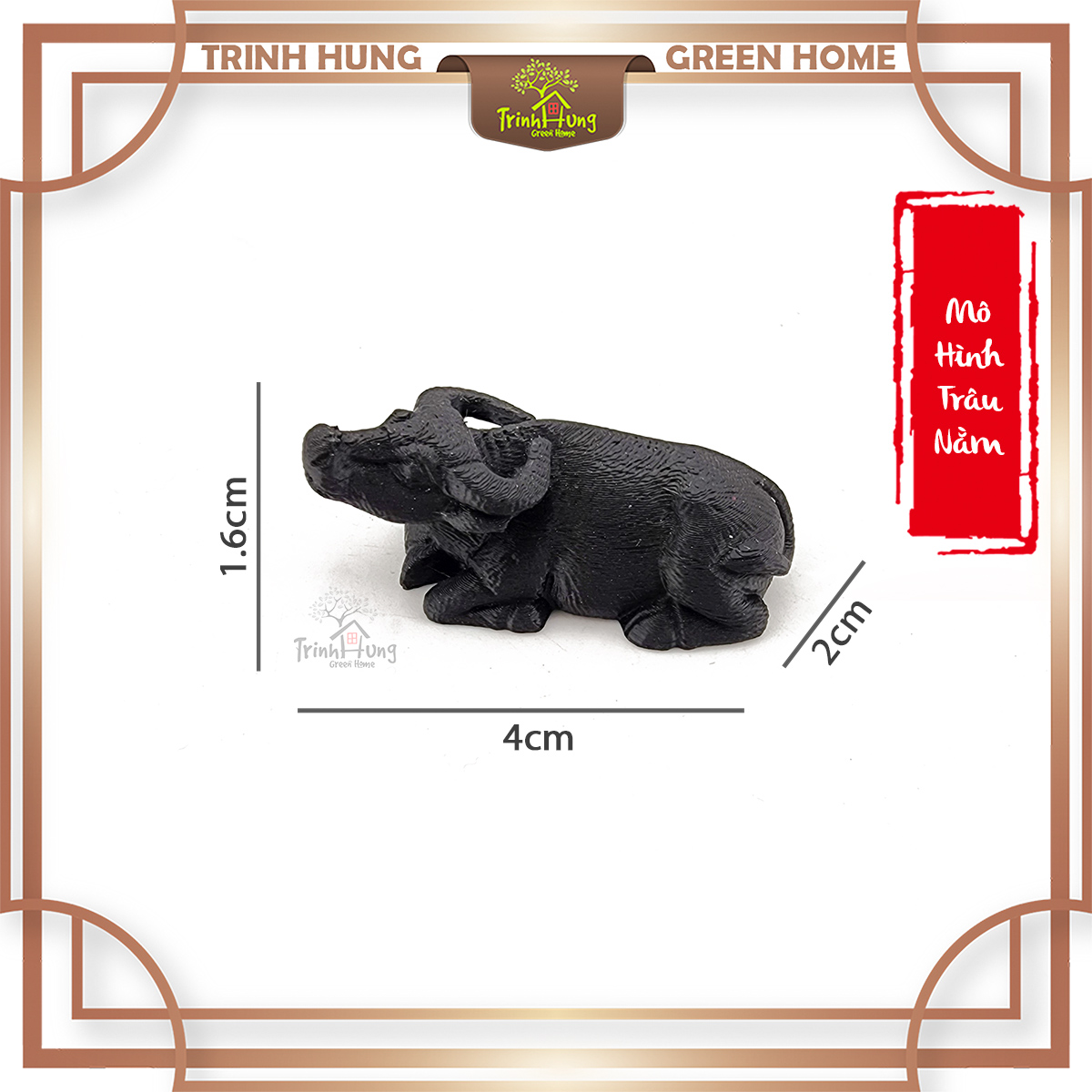 Mô hình trâu nằm in 3D