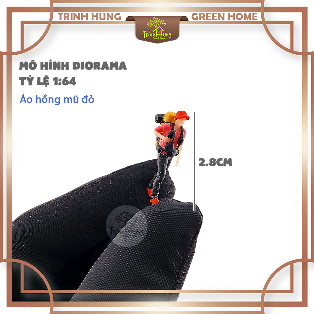 Mô hình người thám hiểm leo núi - Diorama 1:64