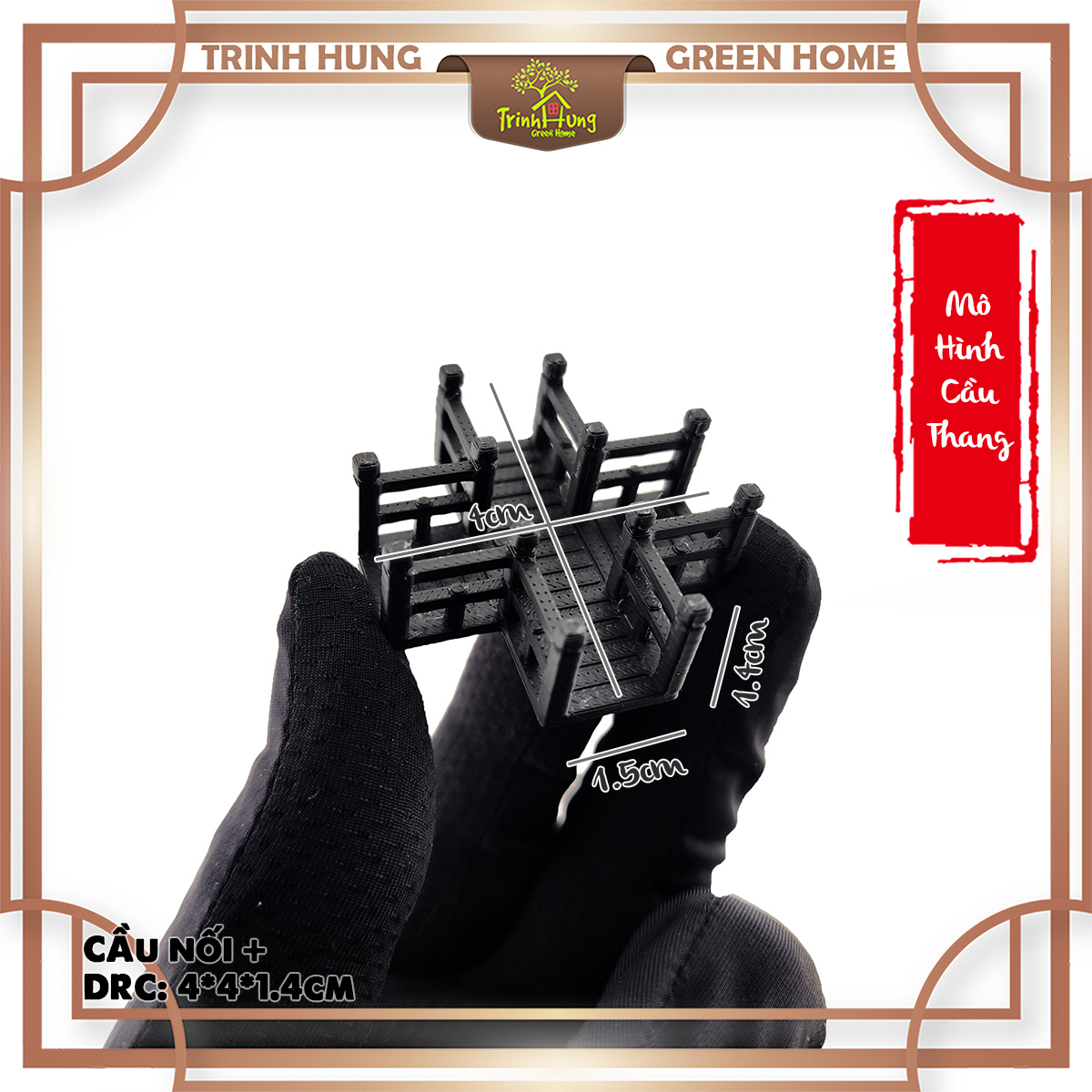 Mô hình cầu nhà cổ trung quốc - Cầu đen