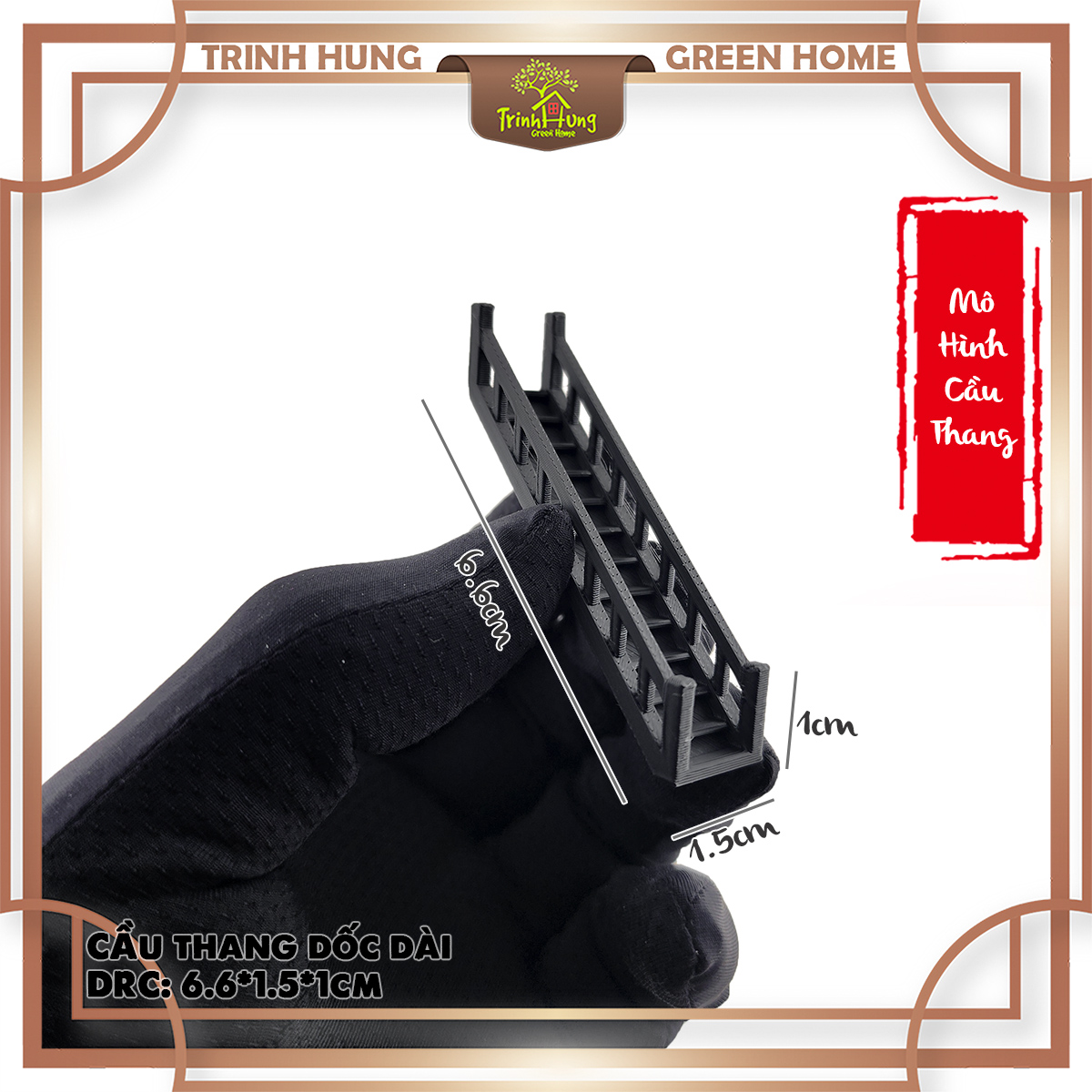 Mô hình cầu nhà cổ trung quốc - Cầu đen