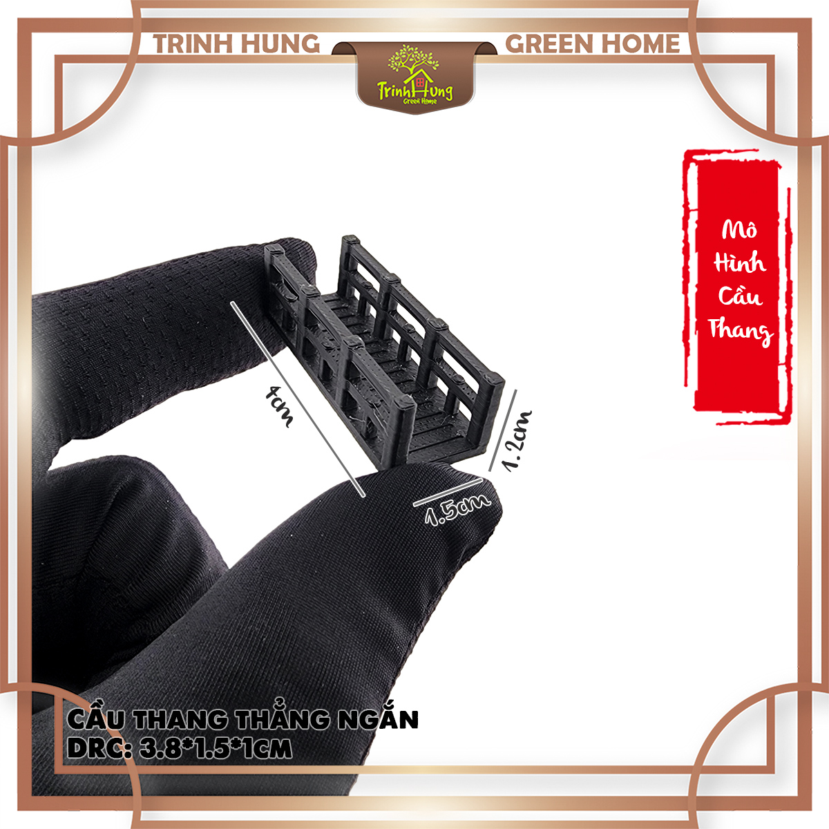 Mô hình cầu nhà cổ trung quốc - Cầu đen