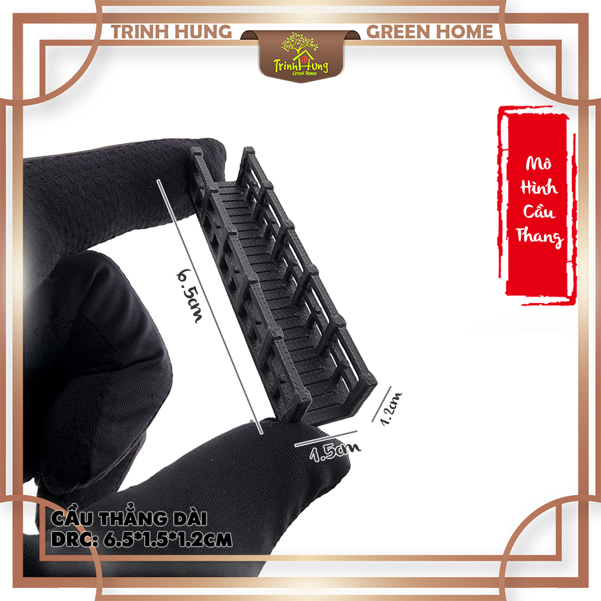 Mô hình cầu nhà cổ trung quốc - Cầu đen