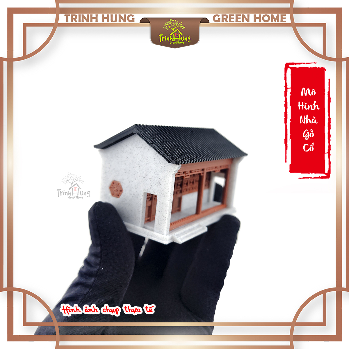 Mô hình nhà gỗ cổ