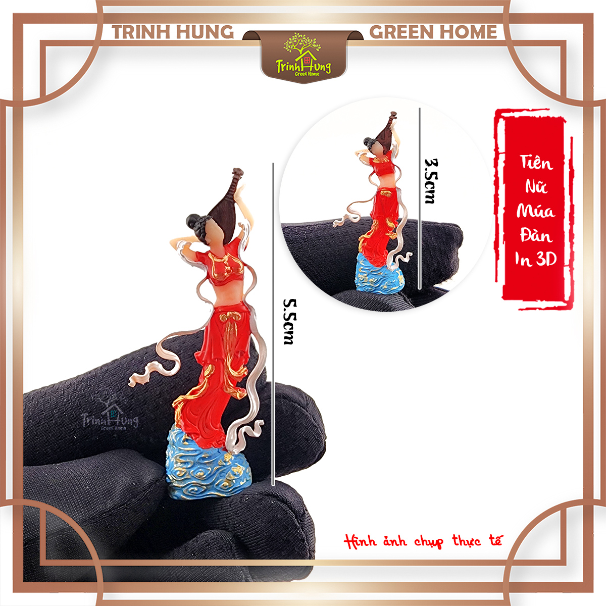 Tiên nữ in 3D tô màu sắc nét